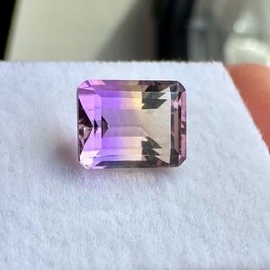 ✨ PERFECT SPLIT 2.69ct Ametrine Gem 💜💛 Eye-Clean Step Cut